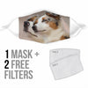 Australian Shepherd Print Face Mask