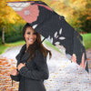 Cute Lakenvelder cattle (Cow) Print Umbrellas