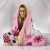 Cute Himalayan guinea pig Print Hooded Blanket