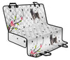 Norwegian Elkhound Floral Print Pet Seat Covers