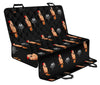 Salmon-crested cockatoo Parrot Black Print Pet Seat Covers