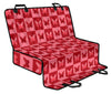 Red Butterfly Patterns Print Pet Seat Covers