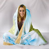 Budgerigar Parrot Print Hooded Blanket