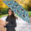 Alaskan Malamute Dog Pattern Print Umbrellas