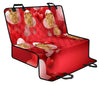 Shar Pei On Red Print Pet Seat Covers