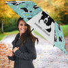 Border Collie Print Umbrellas