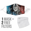 Amazing Toyger Cat Print Face Mask