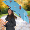 Flying Parrots Print Umbrellas