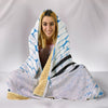 Percheron Horse Print Hooded Blanket