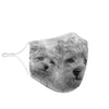 Cute Norfolk Terrier Print Face Mask