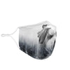 Bearded Collie Print Face Mask