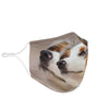 Australian Shepherd Print Face Mask