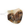 Lovely Bloodhound Print Face Mask